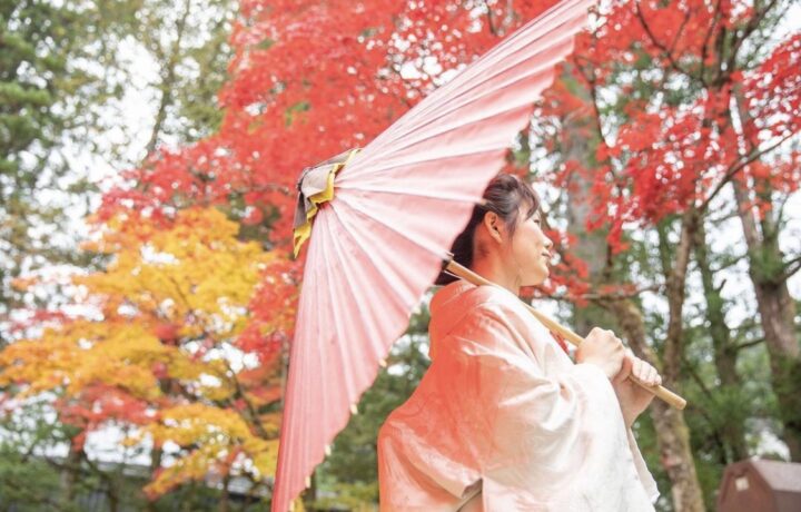 人気の紅葉フォトウェディング