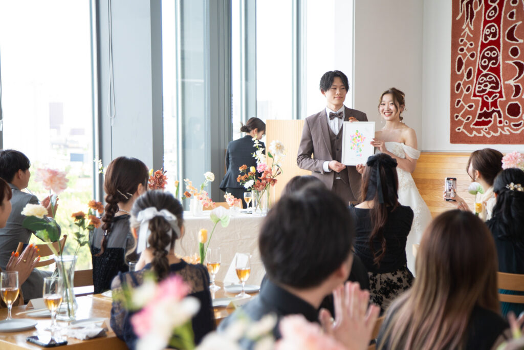 ビビビとジュルリの結婚式の人前式