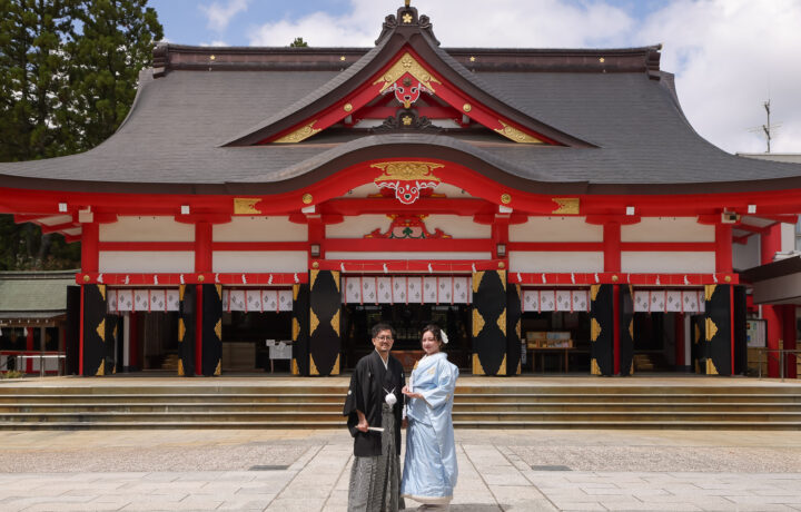 神社挙式を行いました【和装結婚式】