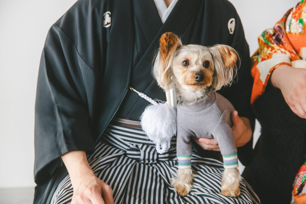 愛犬と一緒にフォトウエディング。富山