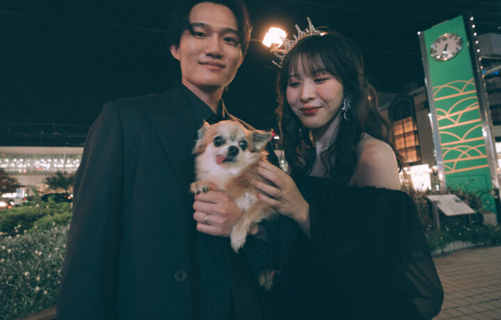 富山フォトウェディング前撮りで愛犬と一緒に撮影するおすすめの方法
