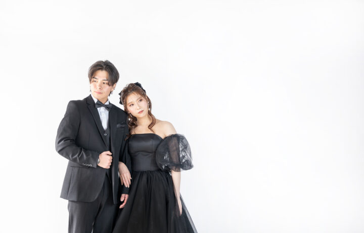 富山フォトウェディングのブラックドレスで魅力的な前撮りを実現する方法