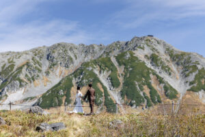 富山のコアラで立山の室堂で撮影した富山フォトウェディング