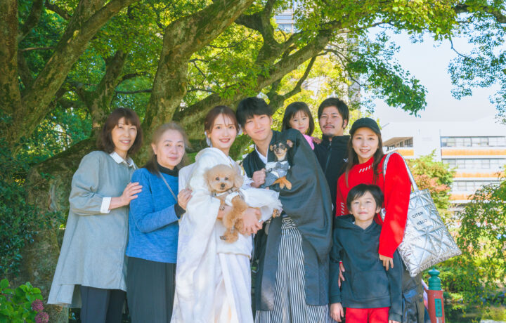 富山でのフォトウェディング前撮りをするなら家族と一緒がおすすめ！