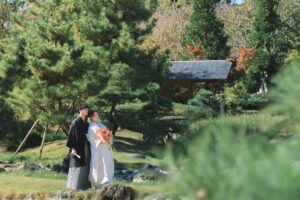 富山のコアラで和装フォトウェディングを行なった新郎新婦のフォトウェディング