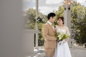 富山のコアラでチャペルでフォトウェディングを行なった新郎新婦のフォトウェディング