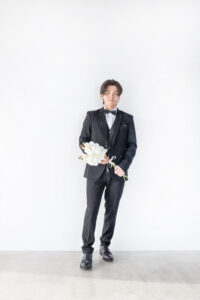 富山のコアラで新郎メインで撮影したソロショット