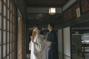 富山のコアラで内山邸で撮影した和装フォトウェディング