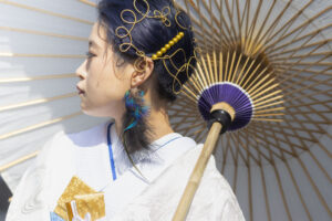 富山のコアラで和装フォトウェディングを行なった新郎新婦のフォトウェディング